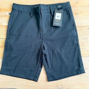 RVCA boys NWT black hybrid shorts